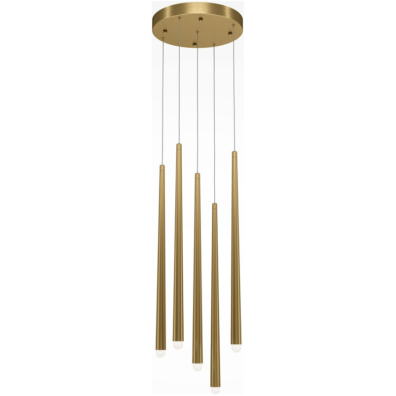 Lampa wisząca Cascade LED Maytoni | Mosiężna, Nowoczesna