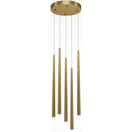 Lampa wisząca Cascade LED Maytoni | Mosiężna, Nowoczesna