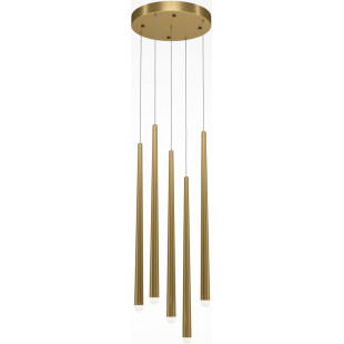 Lampa wisząca Cascade LED mosiężna Maytoni - Nowoczesny design