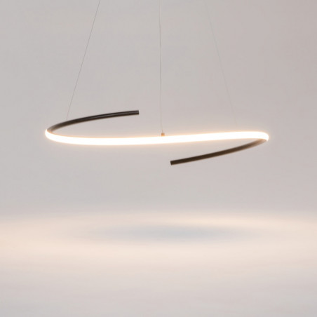 Lampa wisząca Curve LED czarna Maytoni | Nowoczesny design