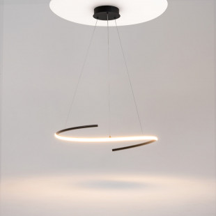Lampa wisząca Curve LED czarna Maytoni | Nowoczesny design