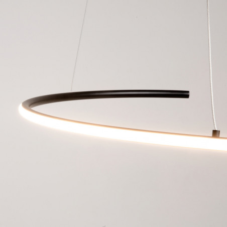 Lampa wisząca Curve LED czarna Maytoni | Nowoczesny design