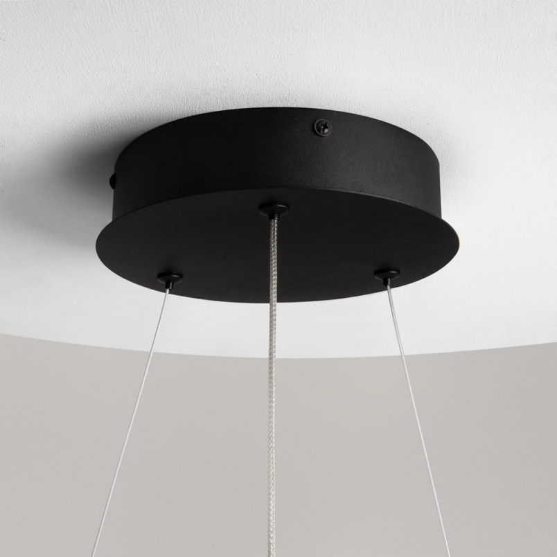 Lampa wisząca Curve LED czarna Maytoni | Nowoczesny design