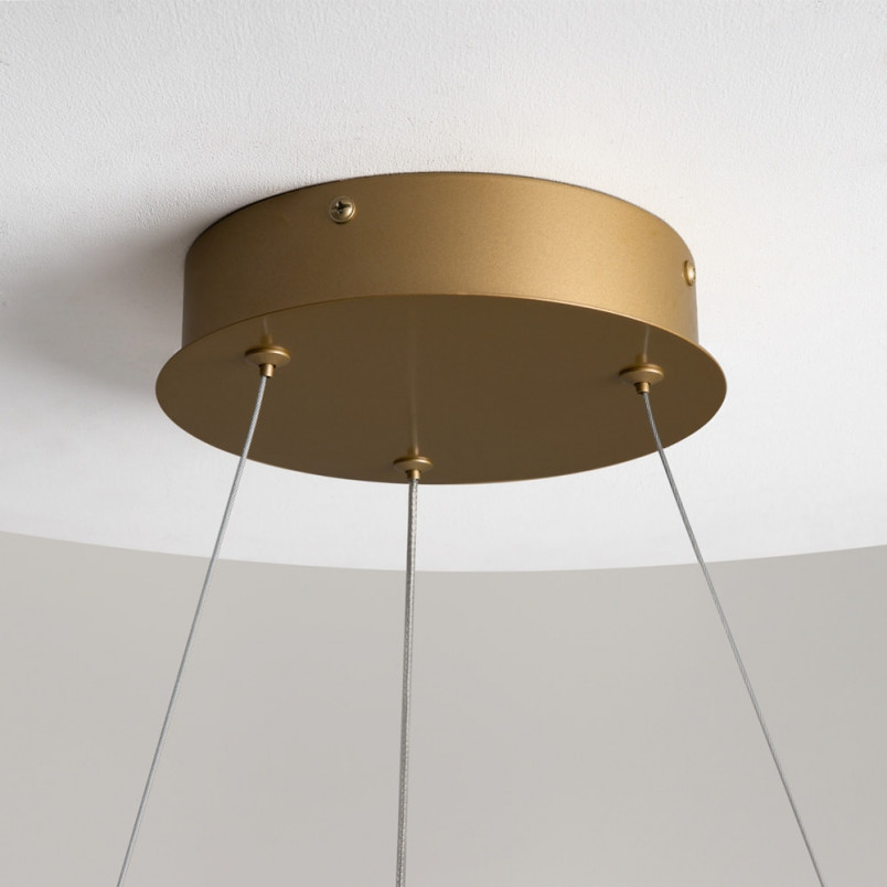 Lampa wisząca Curve LED mosiężna Maytoni | Nowoczesny Design