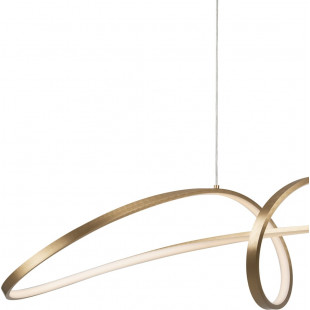 Lampa wisząca Curve LED mosiężna Maytoni | Nowoczesny design