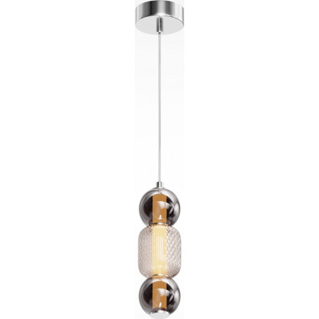 Lampa wisząca Drop LED Maytoni | Glamour, Chrom, Szkło