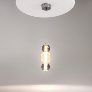 Lampa wisząca Drop LED Maytoni | Glamour, Chrom, Szkło