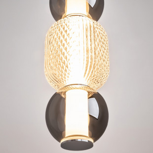 Lampa wisząca Drop LED Maytoni | Glamour, Chrom, Szkło