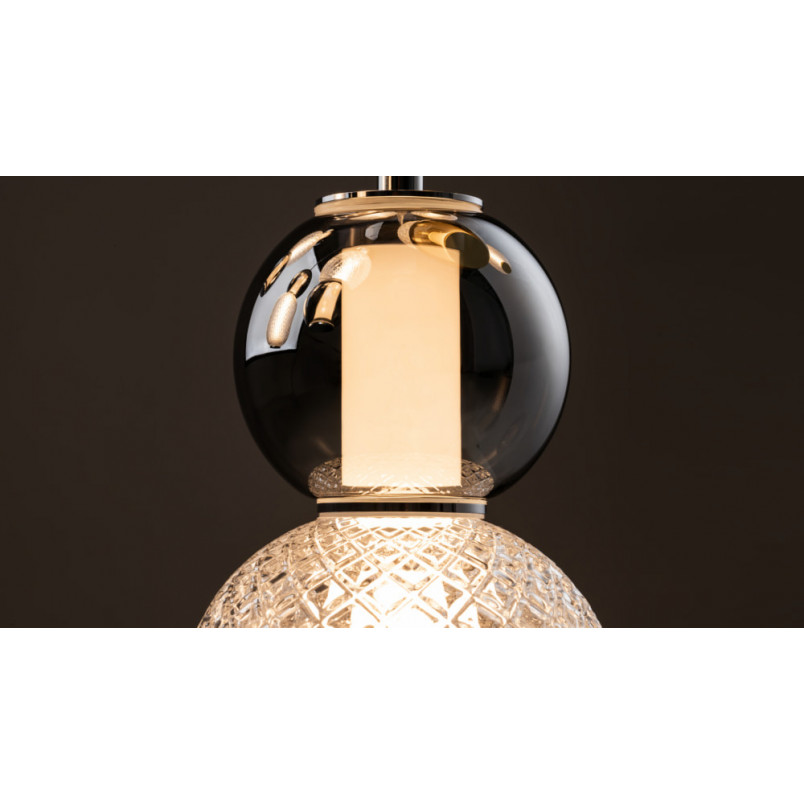 Lampa wisząca Drop LED Maytoni | Glamour, Chrom, Szkło