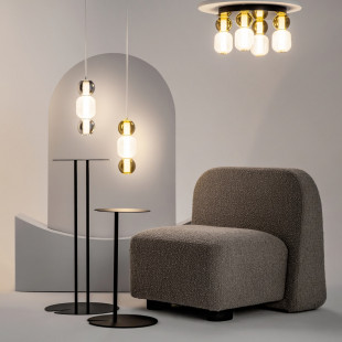 Lampa wisząca Drop LED Maytoni | Glamour, Chrom, Szkło