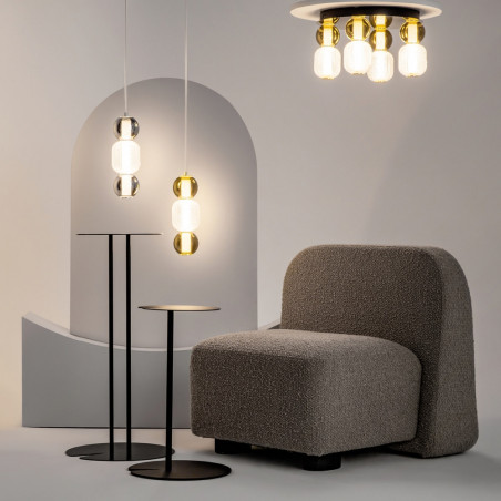 Lampa wisząca Drop LED Maytoni | Glamour, Chrom, Szkło