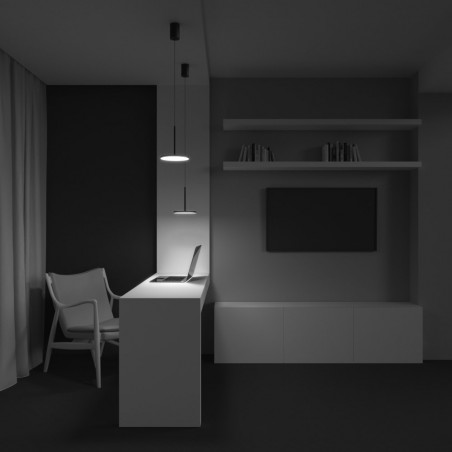 Lampa wisząca Plato LED czarna | Maytoni - Nowoczesny design