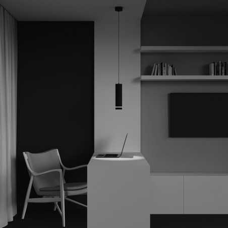 Lampa wisząca Orlo LED czarna - Maytoni | Nowoczesny design