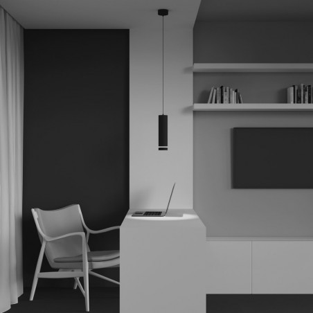 Lampa wisząca Orlo LED czarna - Maytoni | Nowoczesny design