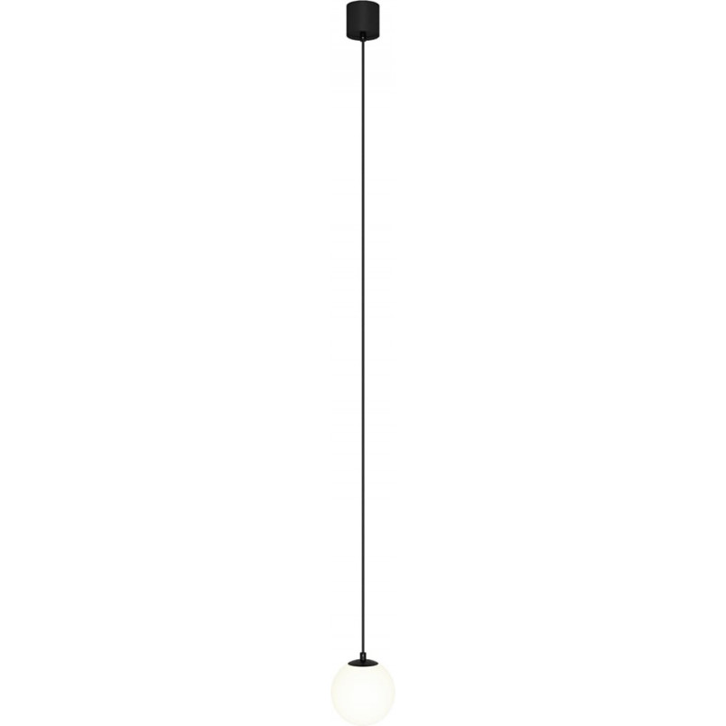 Lampa wisząca Luna LED Maytoni - Biało-czarna kula | Sklep z lampami
