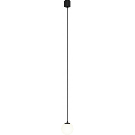 Lampa wisząca Luna LED Maytoni - Biało-czarna kula | Sklep z lampami
