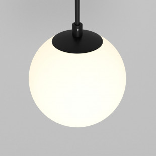 Lampa wisząca Luna LED Maytoni - Biało-czarna kula | Sklep z lampami
