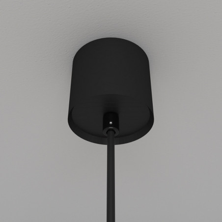 Lampa wisząca Luna LED Maytoni - Biało-czarna kula | Sklep z lampami