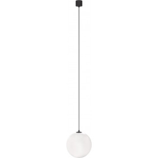 Lampa wisząca kula Luna LED 3000K 20cm biało-czarna Maytoni