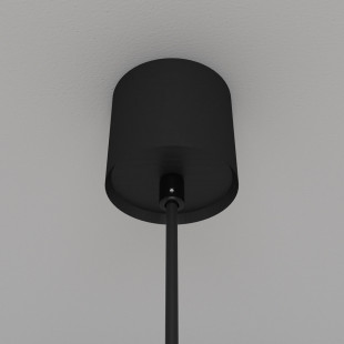 Lampa wisząca Luna LED Maytoni | Biało-czarna kula 20cm
