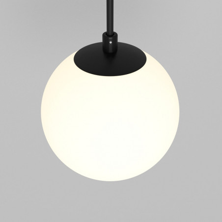 Lampa wisząca Luna LED Maytoni | Biało-czarna kula 10cm