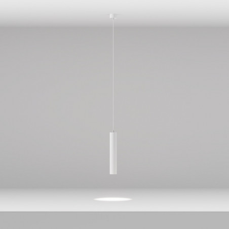 Lampa wisząca Focus LED biała Maytoni | Nowoczesny design
