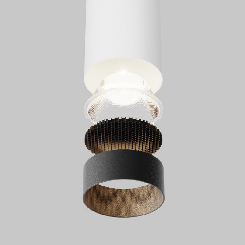 Lampa wisząca Focus LED biała Maytoni | Nowoczesny design
