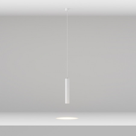 Lampa wisząca Focus LED biała Maytoni - nowoczesny design