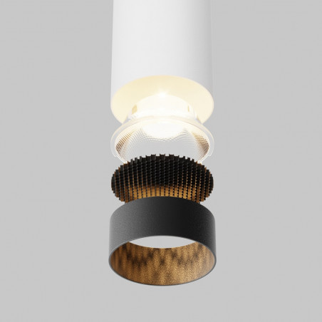 Lampa wisząca Focus LED biała Maytoni - nowoczesny design