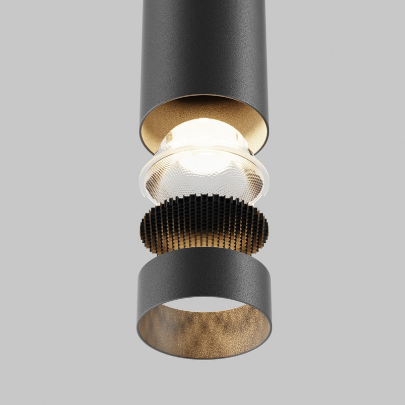 Lampa wisząca Focus LED czarna Maytoni | Sklep z lampami