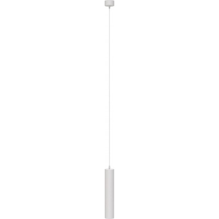 Lampa wisząca tuba Focus biała Maytoni | Sklep z lampami