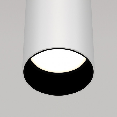 Lampa wisząca tuba Focus biała Maytoni | Sklep z lampami