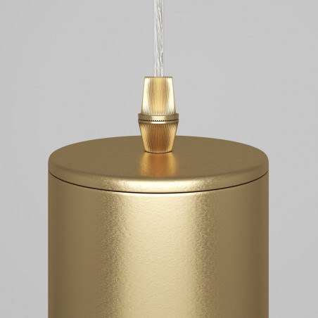Lampa wisząca Focus Maytoni - Złota tuba GU10 | Sklep z lampami