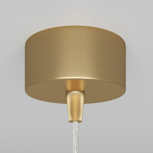 Lampa wisząca Focus Maytoni - Złota tuba GU10 | Sklep z lampami