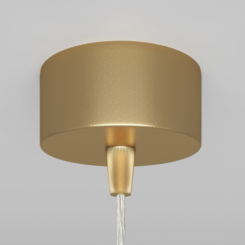 Lampa wisząca Focus Maytoni - Złota tuba GU10 | Sklep z lampami
