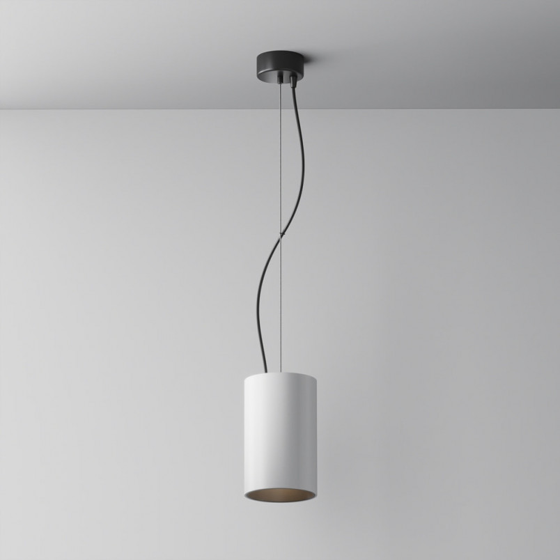 Lampa wisząca tuba Efir biała Maytoni | Sklep z lampami