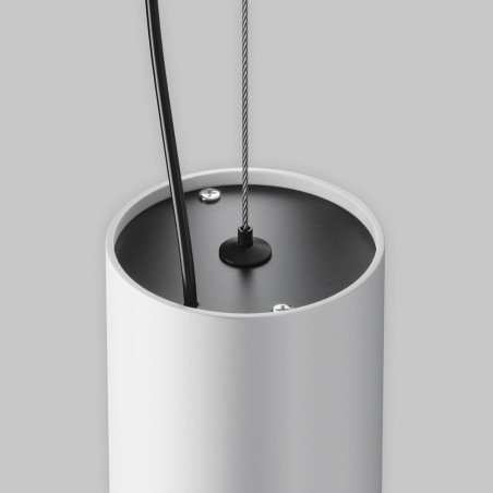 Lampa wisząca tuba Efir biała Maytoni | Nowoczesny design