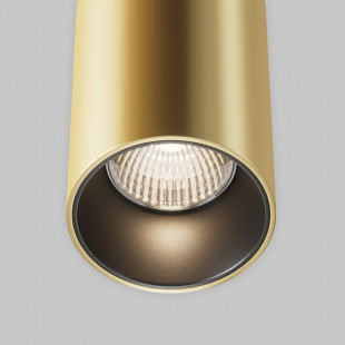 Lampa wisząca Efir Maytoni - Złota tuba LED | Sklep z lampami