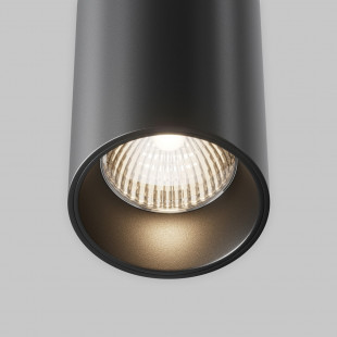 Lampa wisząca tuba Efir czarna Maytoni | Nowoczesny design