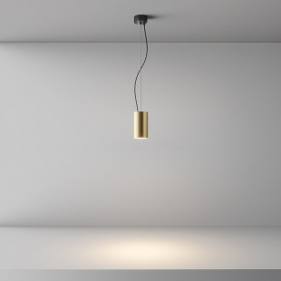 Lampa wisząca tuba Efir Maytoni - matowe złoto | Sklep z lampami
