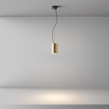 Lampa wisząca tuba Efir Maytoni - matowe złoto | Sklep z lampami