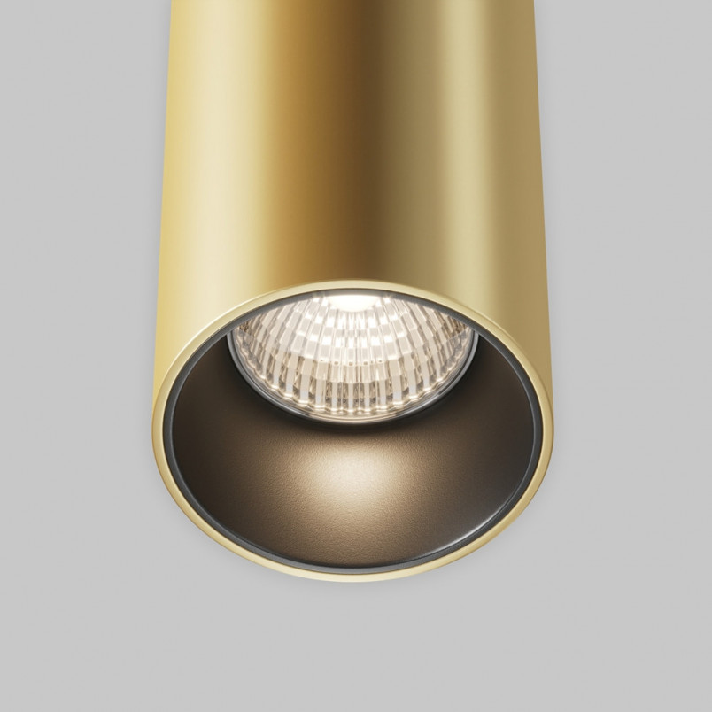 Lampa wisząca tuba Efir Maytoni - matowe złoto | Sklep z lampami
