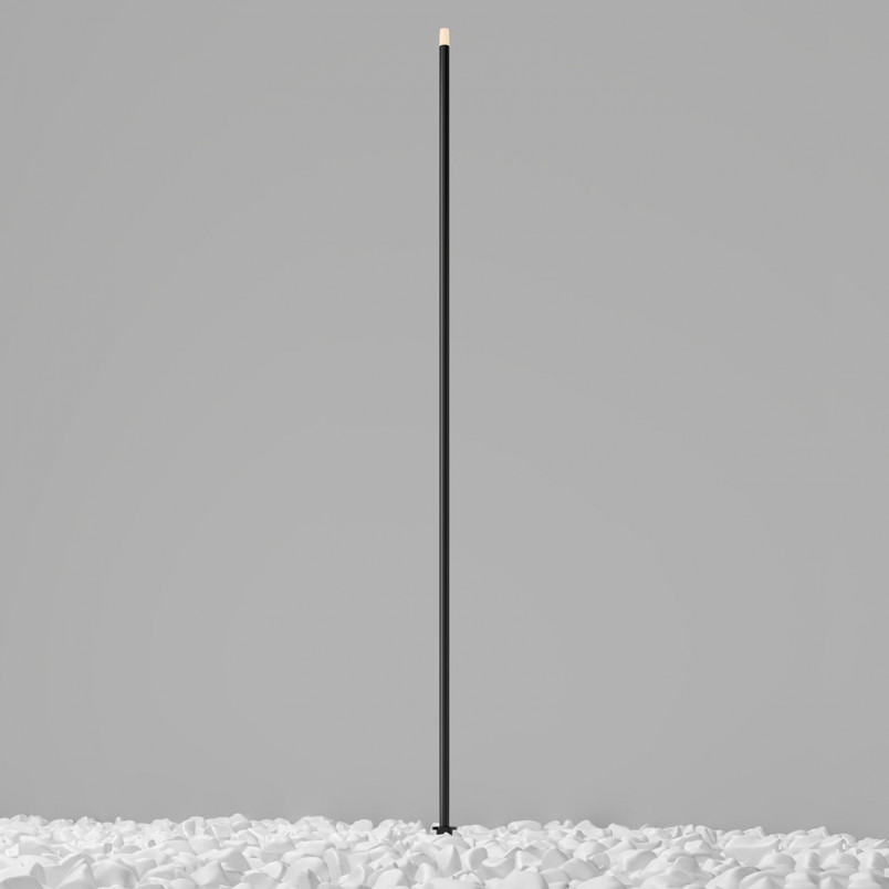 Słupek ogrodowy Spear LED Maytoni - Grafitowy, 80cm - Sklep z lampami
