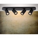 Reflektor sufitowy Xyrus IV LED czarny | Lucide