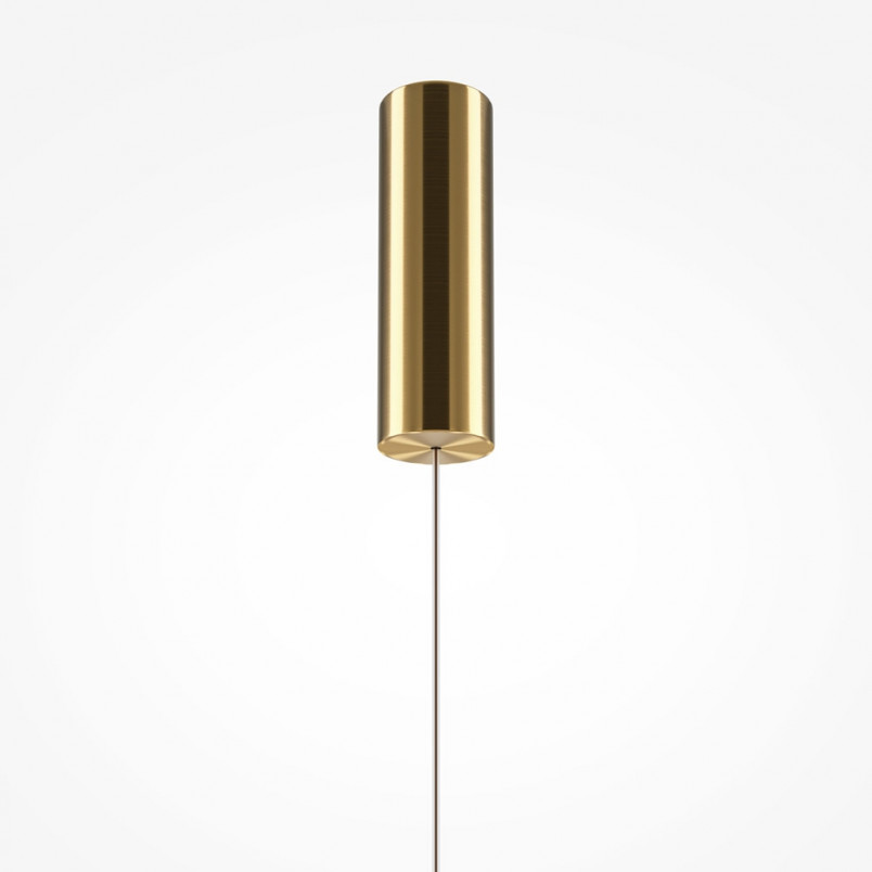 Lampa wisząca Golden Cage Maytoni - Złota, LED, Glamour