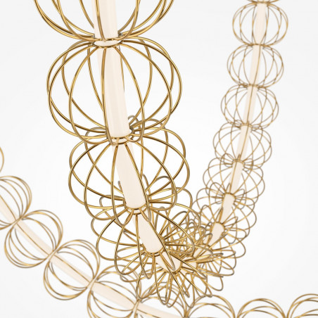 Lampa wisząca Golden Cage Maytoni | Złota, LED, Glamour