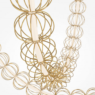 Lampa wisząca Golden Cage Maytoni | Złota, LED, Glamour