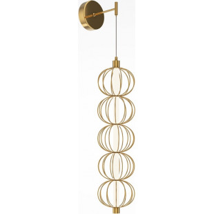 Kinkiet wiszący Golden Cage LED złoty Maytoni | Luksusowy design