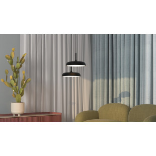 Lampa wisząca Gerhard LED czarna Maytoni | 40cm