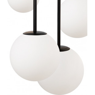 Lampa wisząca Maytoni Basic Form - 5 kuli, biało-czarna | Sklep z lampami